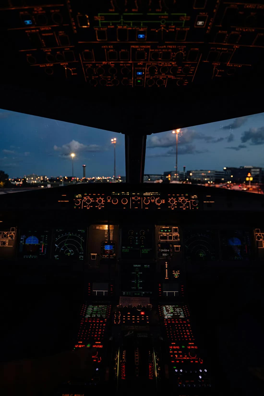 Testing cockpit panel legends — image 1